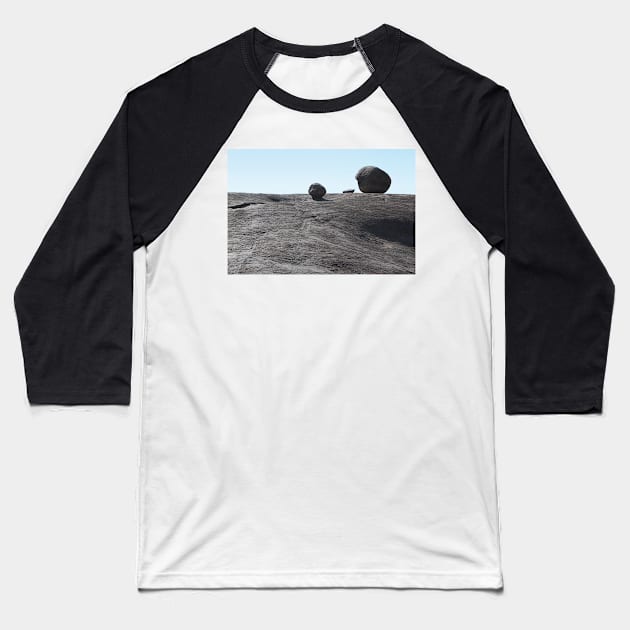 Balancing Rock Formations, Kopjes in Serengeti National Park, Tanzania Baseball T-Shirt by Carole-Anne